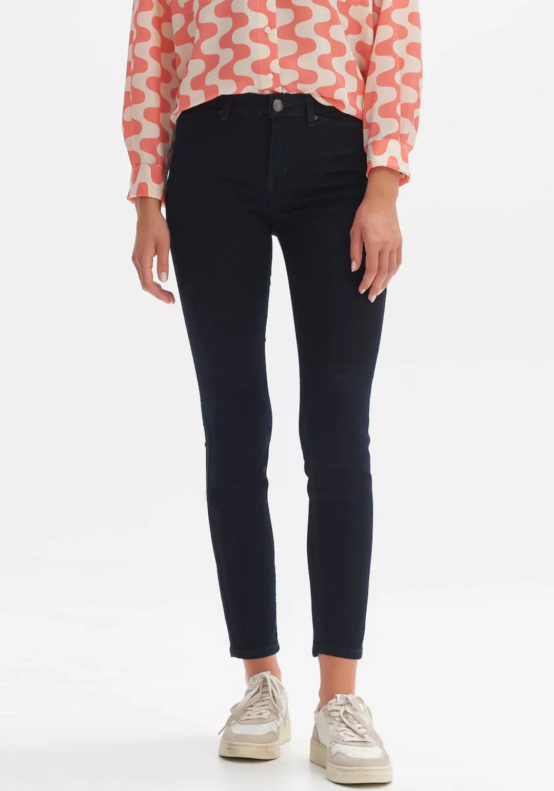 OPUS Slim-fit-Jeans mit kleinen Schlitzen in den Seiten am Bein-Ende günstig online kaufen