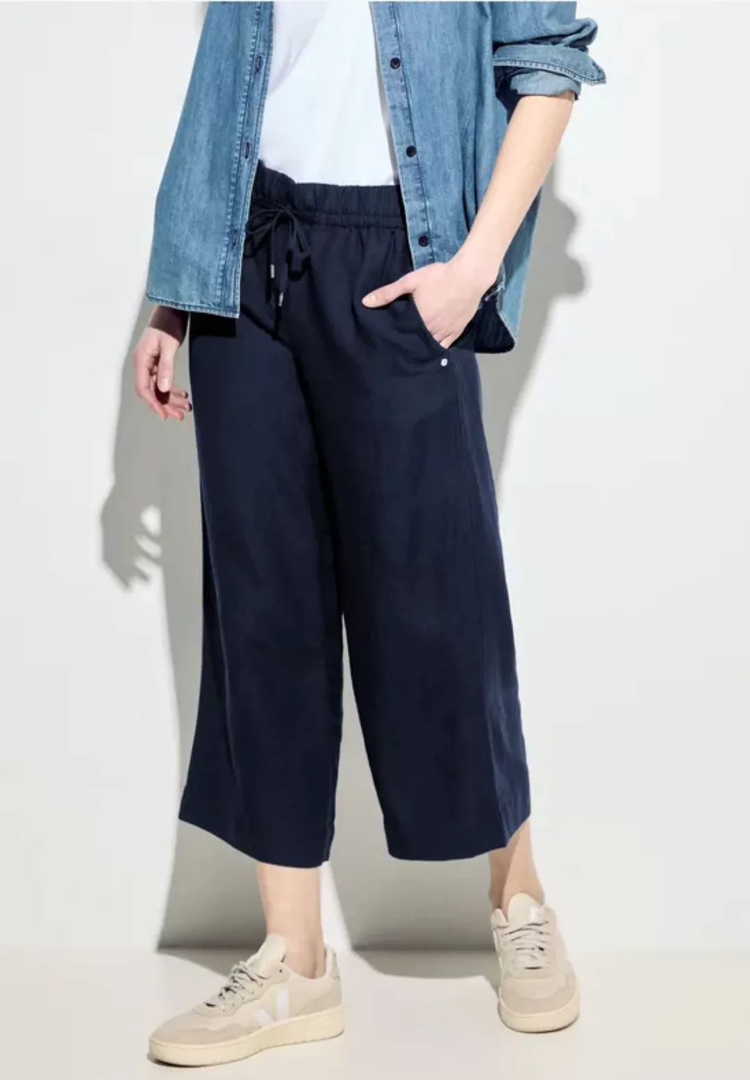 7/8 Loose Fit Leinenhose günstig online kaufen