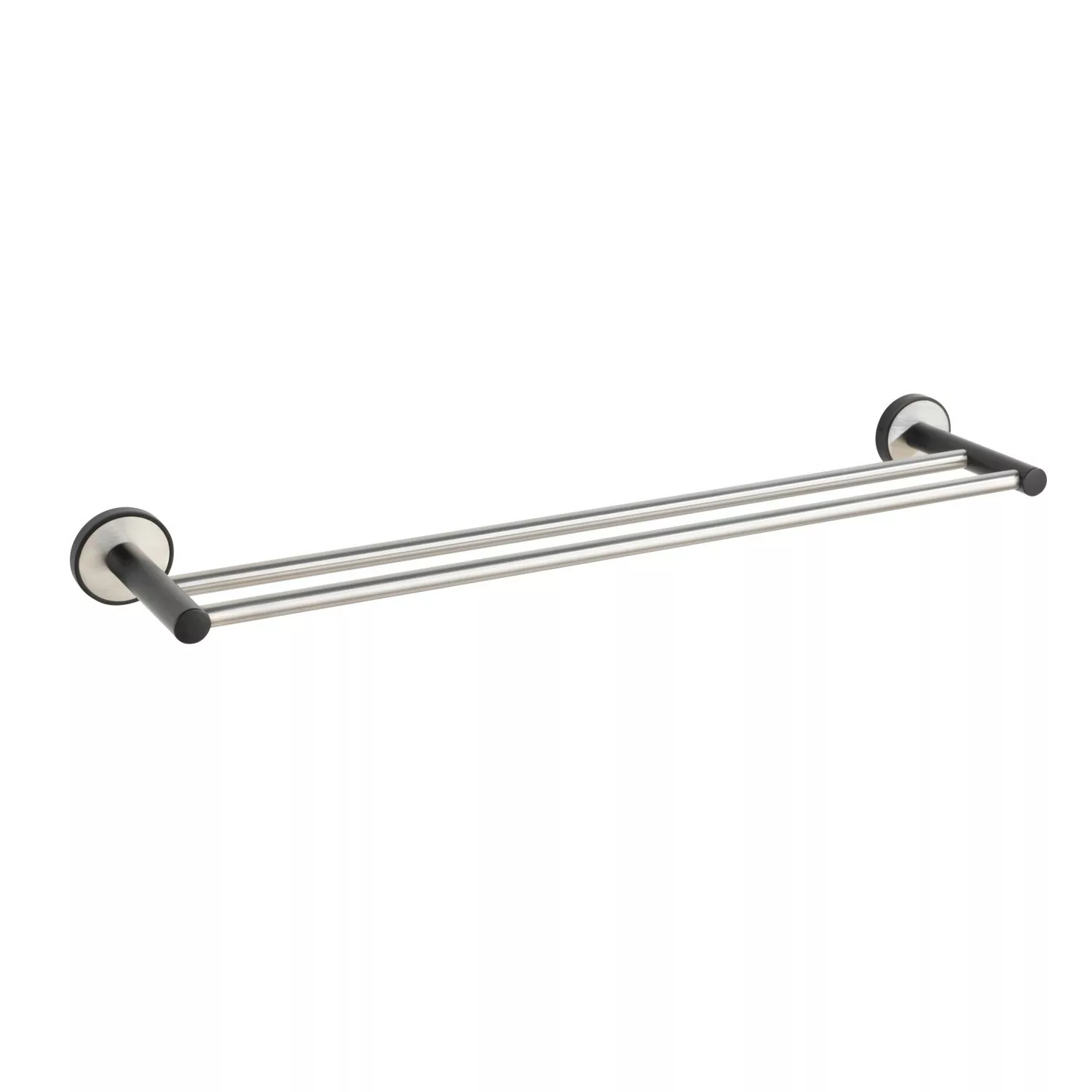 Wenko Badetuchstange Duo Udine UV-Loc® 60 cm Silber Matt günstig online kaufen