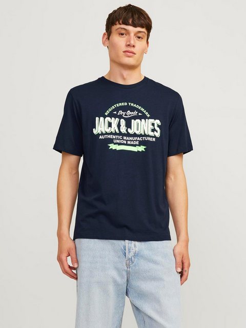 Jack & Jones Rundhalsshirt JJELOGO TEE SS O-NECK 2 COL AW24 SN günstig online kaufen