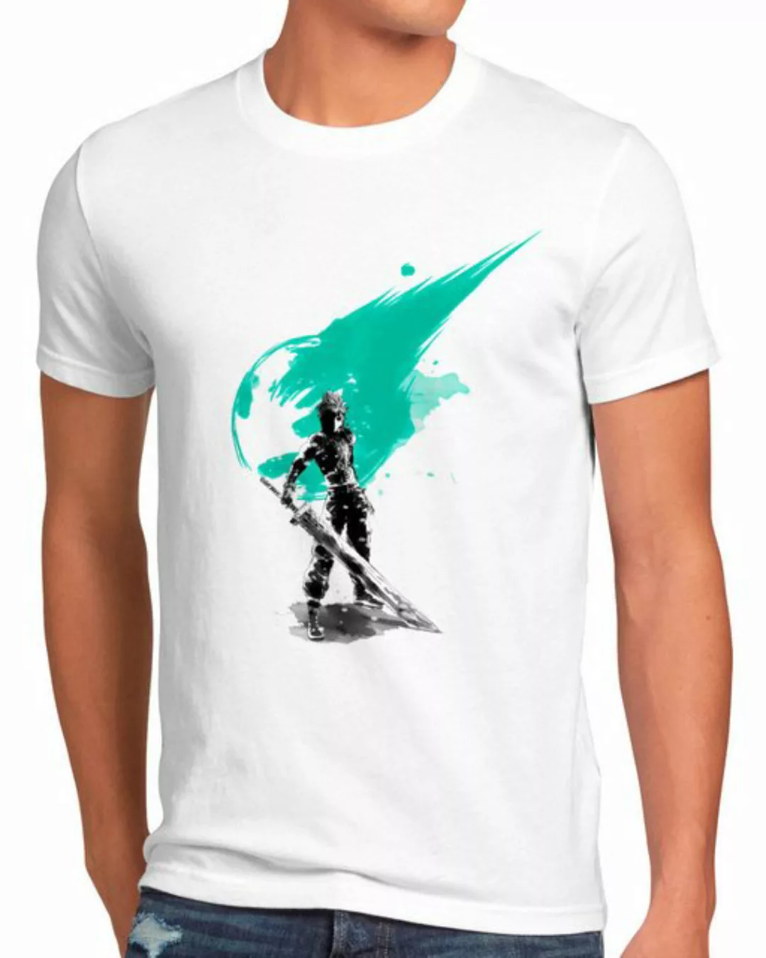 style3 Print-Shirt Herren T-Shirt Mako Memories final fantasy 7 VII chocobo günstig online kaufen