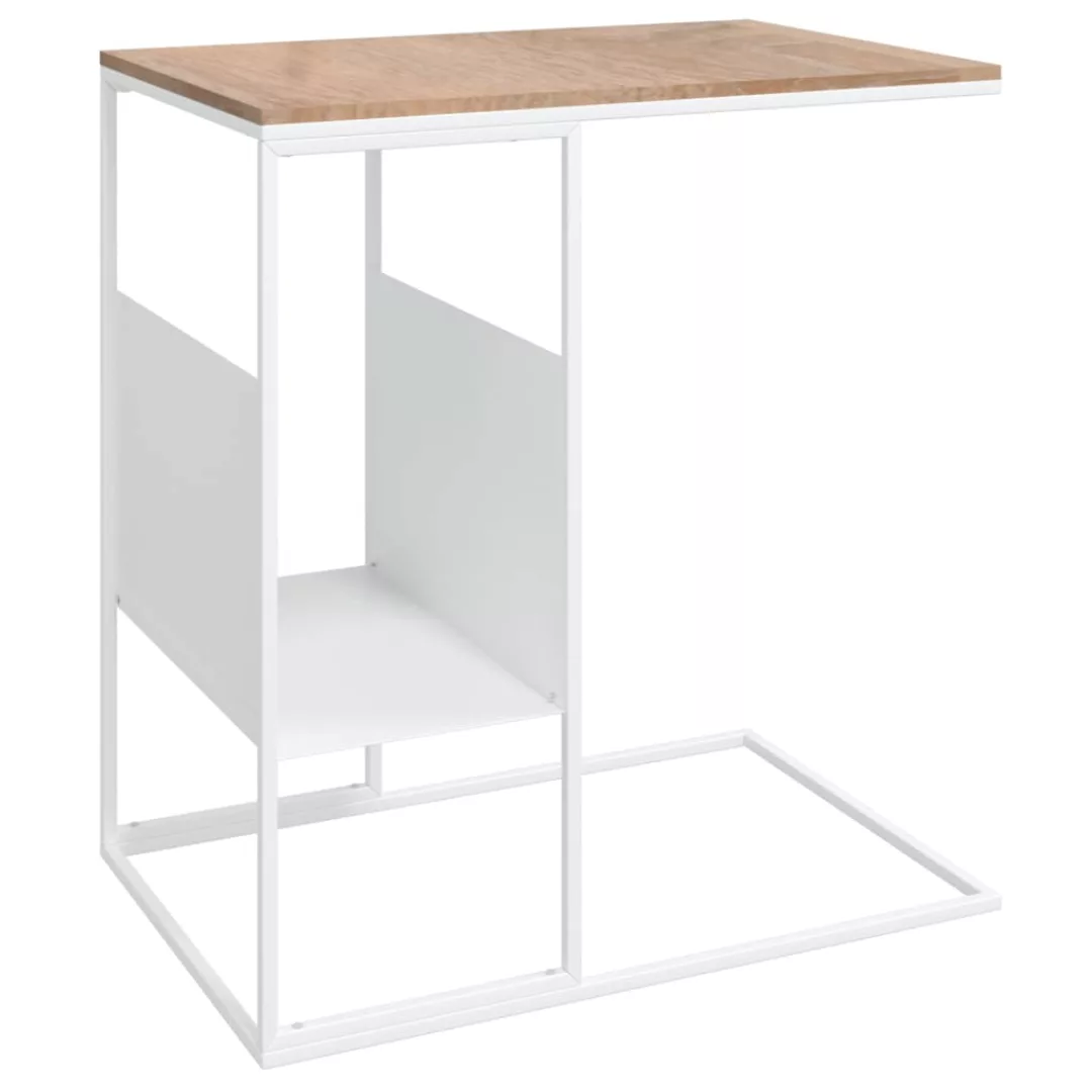 Vidaxl Beistelltisch Weiß 55x36x59,5 Cm Holzwerkstoff günstig online kaufen