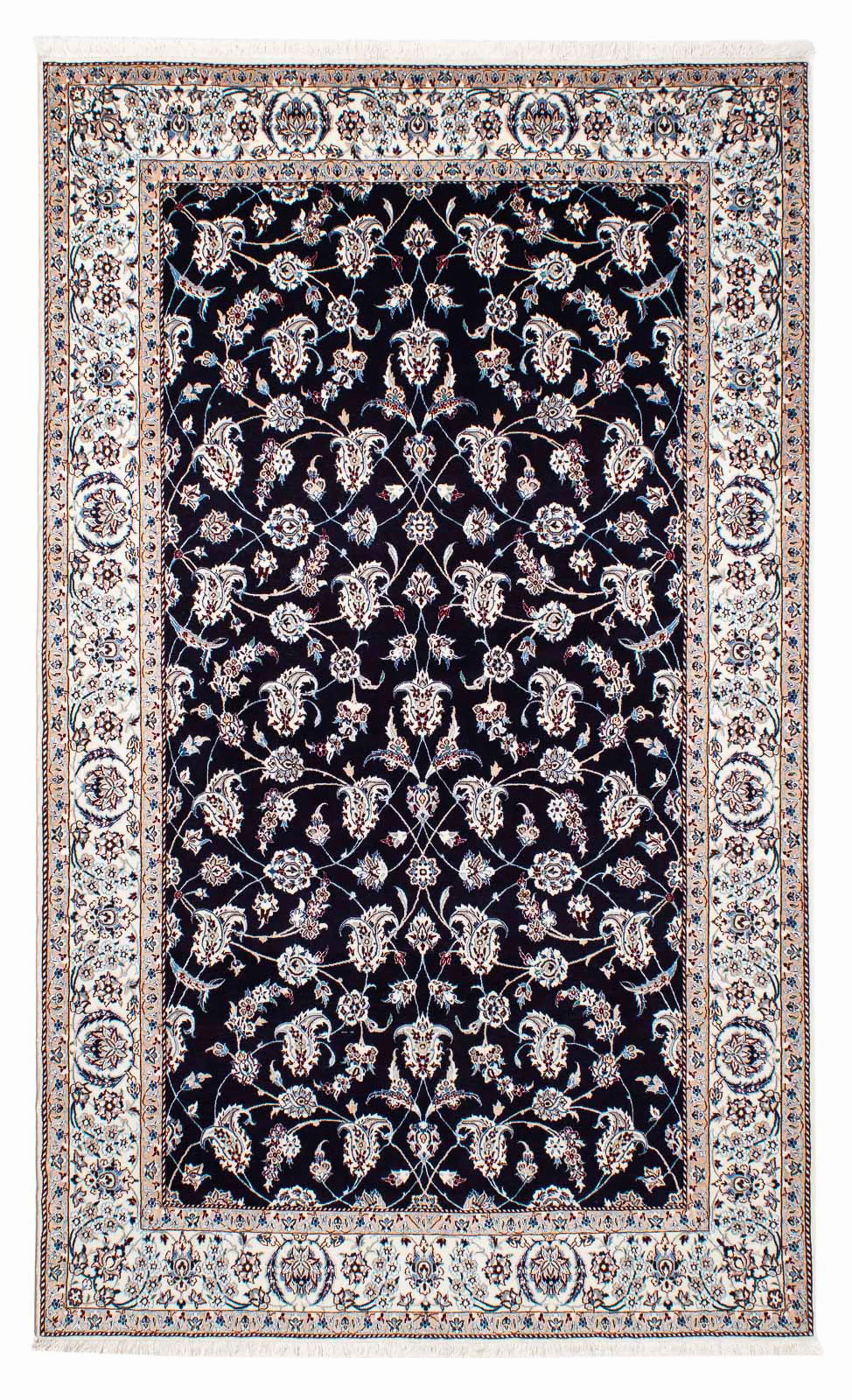 morgenland Orientteppich »Perser - Nain - Premium - 227 x 139 cm - dunkelbl günstig online kaufen