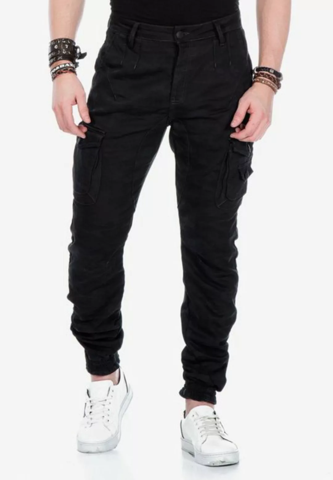 Cipo & Baxx Bequeme Jeans mit elastischem Saum günstig online kaufen