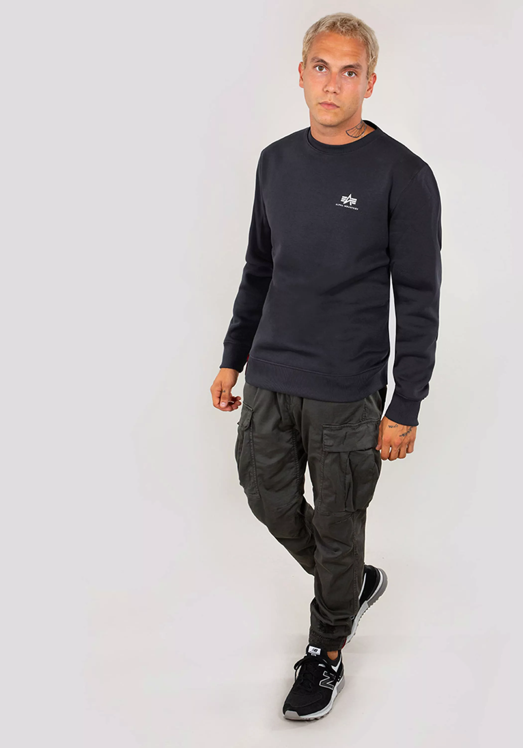 Alpha Industries Sweater "ALPHA INDUSTRIES Men - Sweatshirts Basic Sweater günstig online kaufen