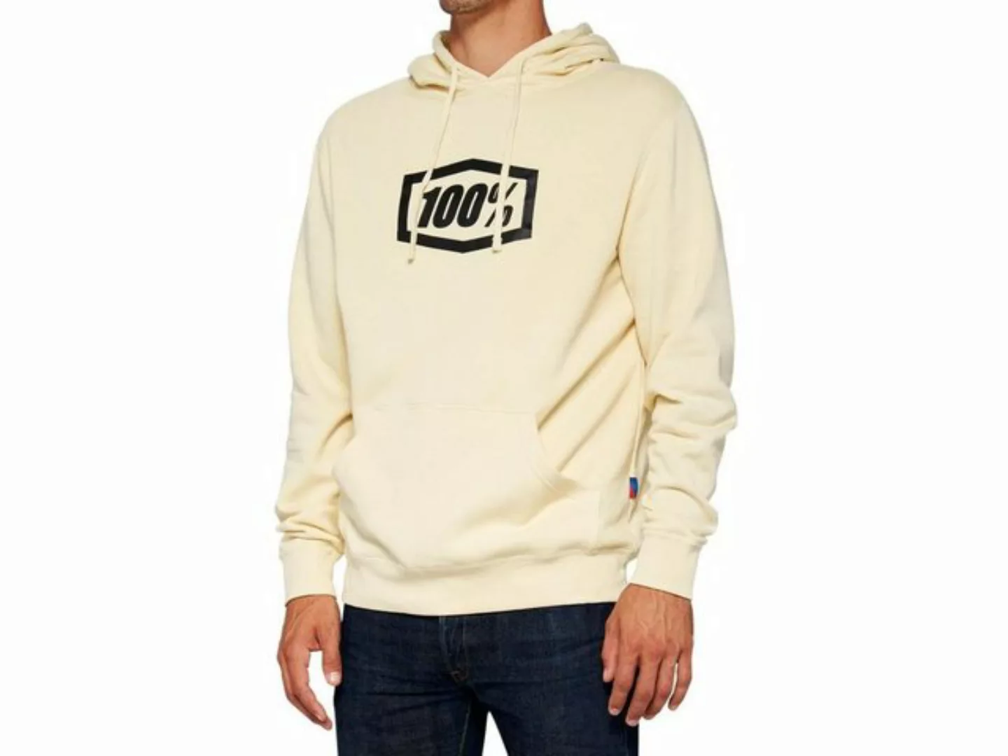 100% Kapuzenpullover Hoodies 100% Icon Pullover Hoody - Chalk S (1-tlg) günstig online kaufen