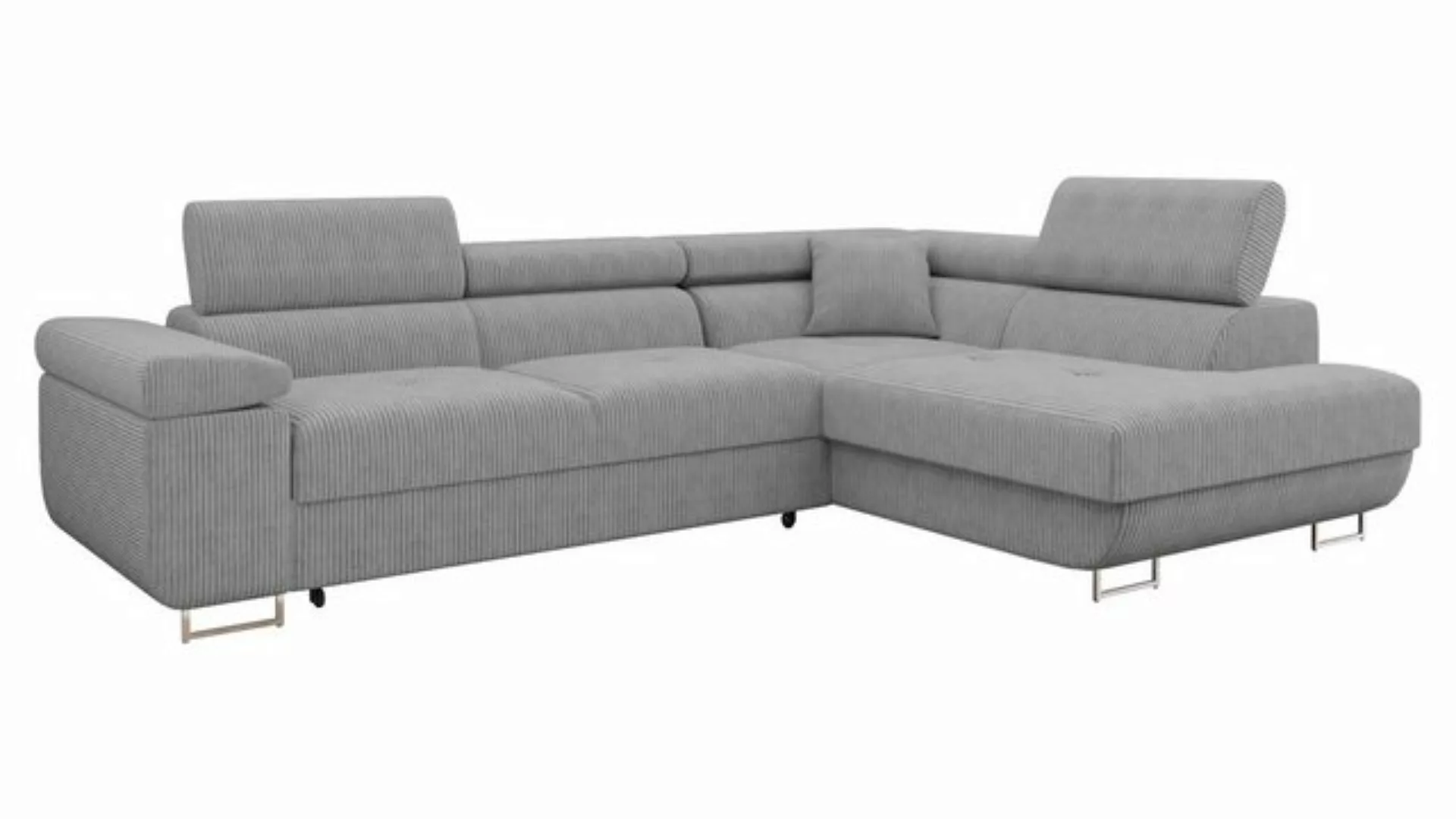 MIRJAN24 Ecksofa Torezio Cord, mit Bettkasten und Schlaffunktion, Einstellb günstig online kaufen