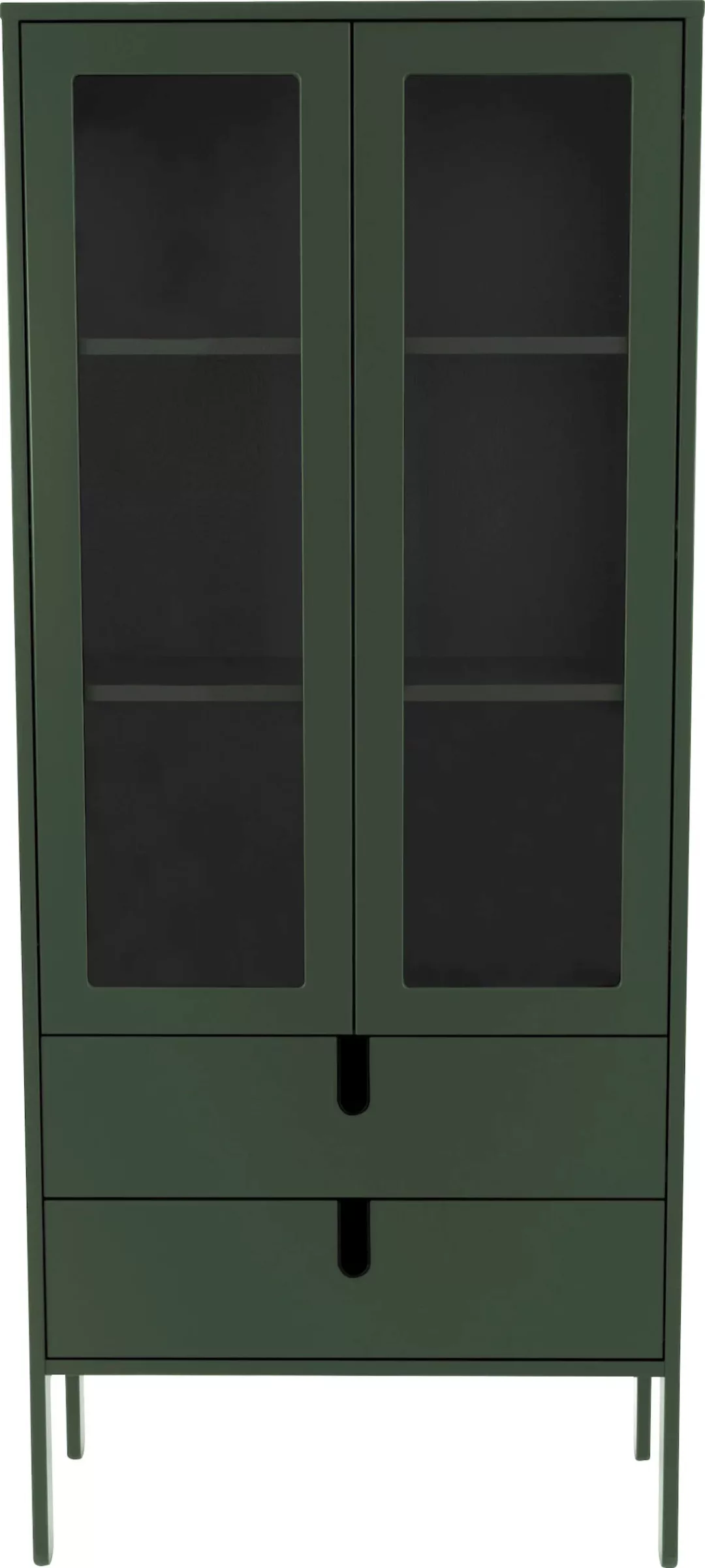 Tenzo Vitrine "UNO", mit 2 Glastüren und 2 Schubladen, Design von Olivier T günstig online kaufen