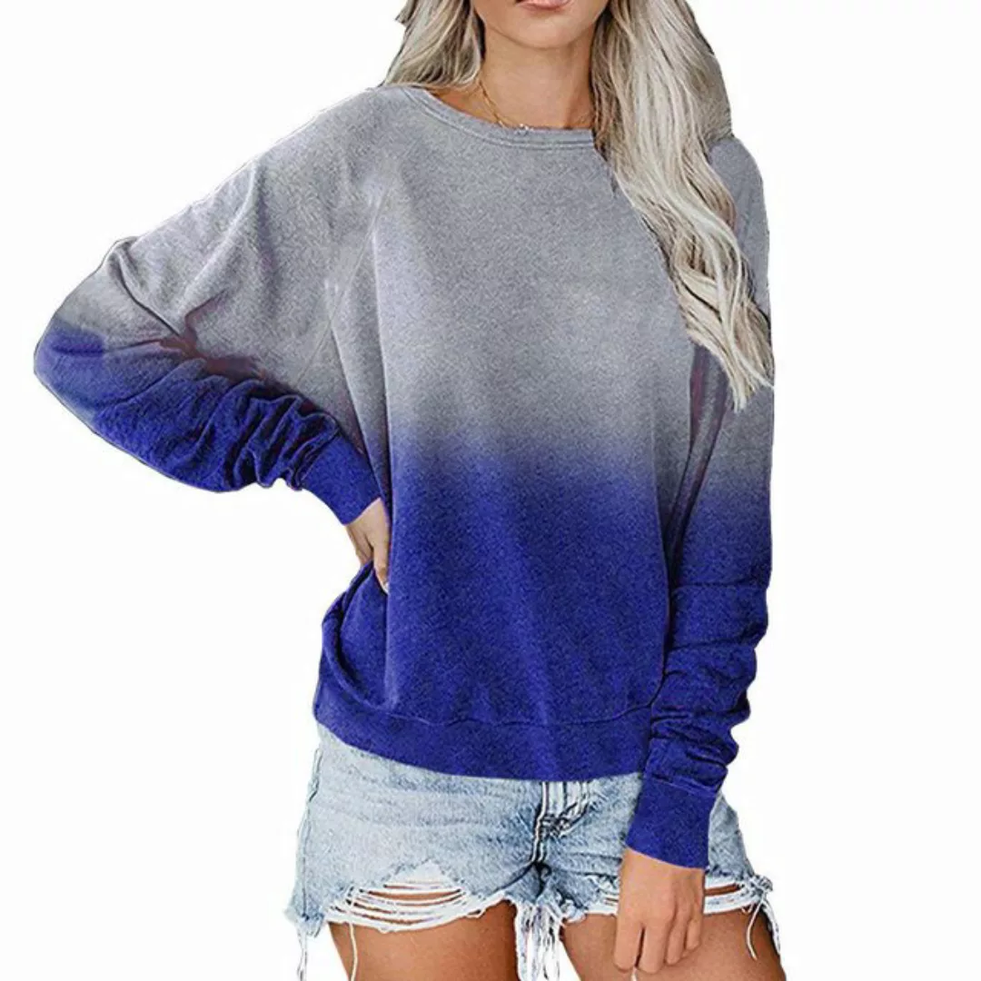 MC Star Sweatshirt Damen Langarmshirt Stretch Pullover Elegant Langarm (Obe günstig online kaufen