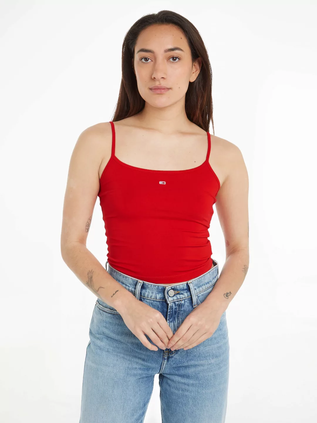 Tommy Jeans Spaghettitop TJW 2PACK ESSENTIAL STRAP TOP (Packung, ESSENTIAL günstig online kaufen