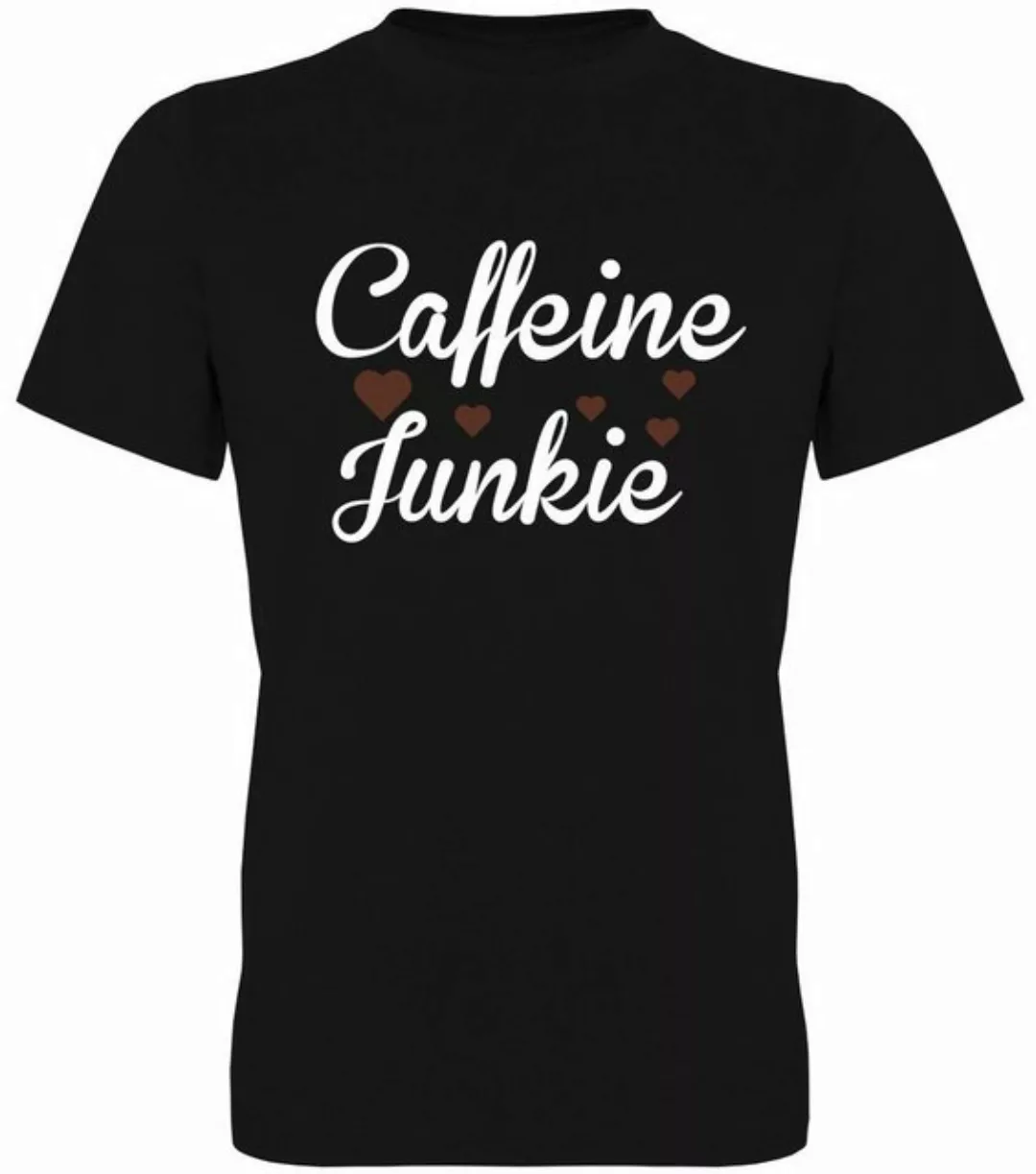 G-graphics T-Shirt Caffein Junkie Herren T-Shirt, mit Frontprint, für Coffe günstig online kaufen