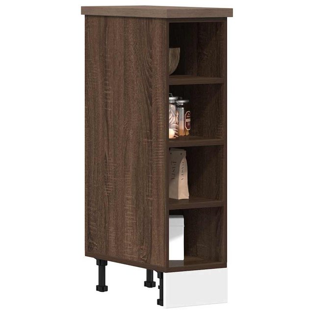 vidaXL Schrankmodule Unterschrank Braun Eichen-Optik 20x44,5x81,5 cm Holzwe günstig online kaufen