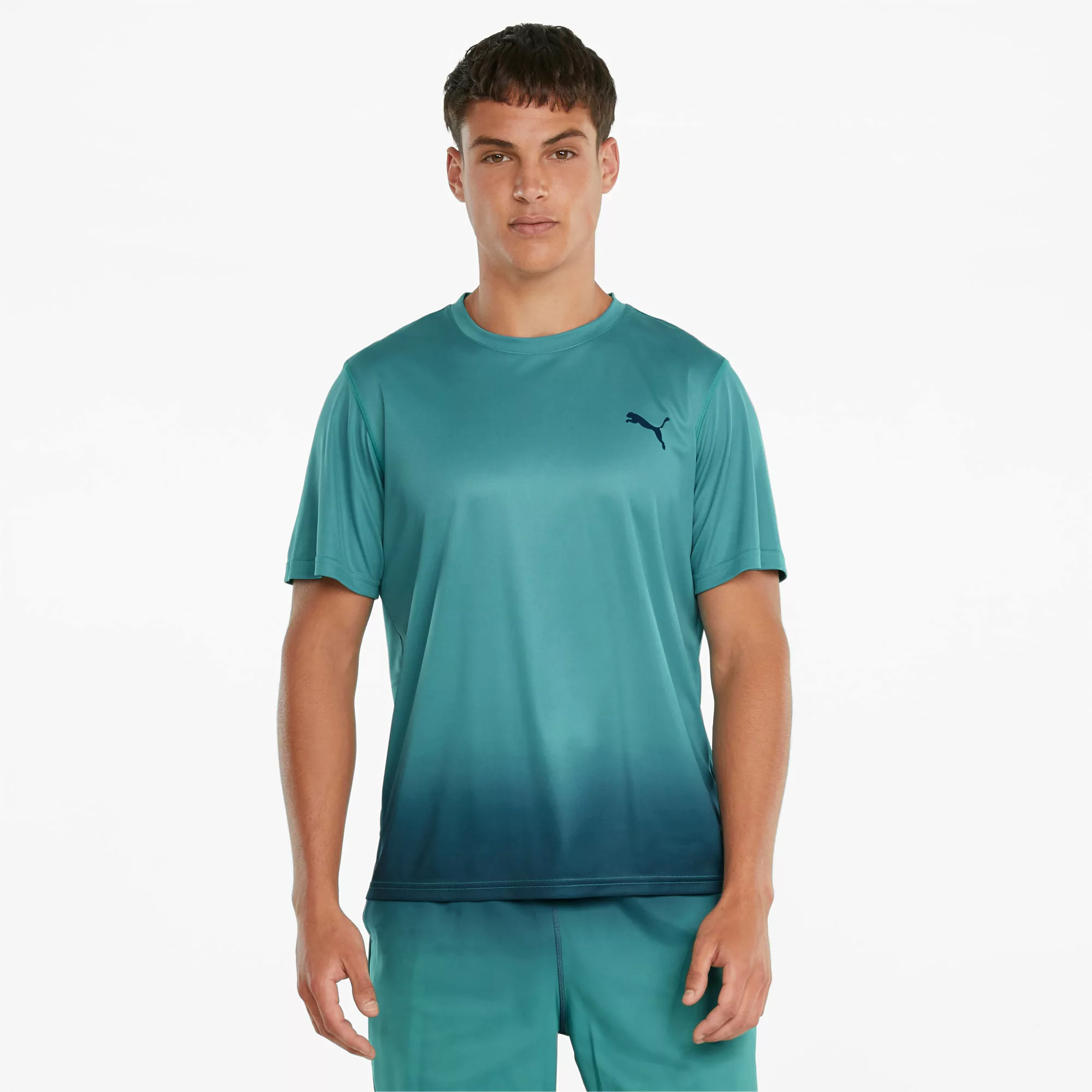 PUMA Fade Printed Herren Trainings-T-Shirt | Mit Aucun | Grau | Größe: XXL günstig online kaufen