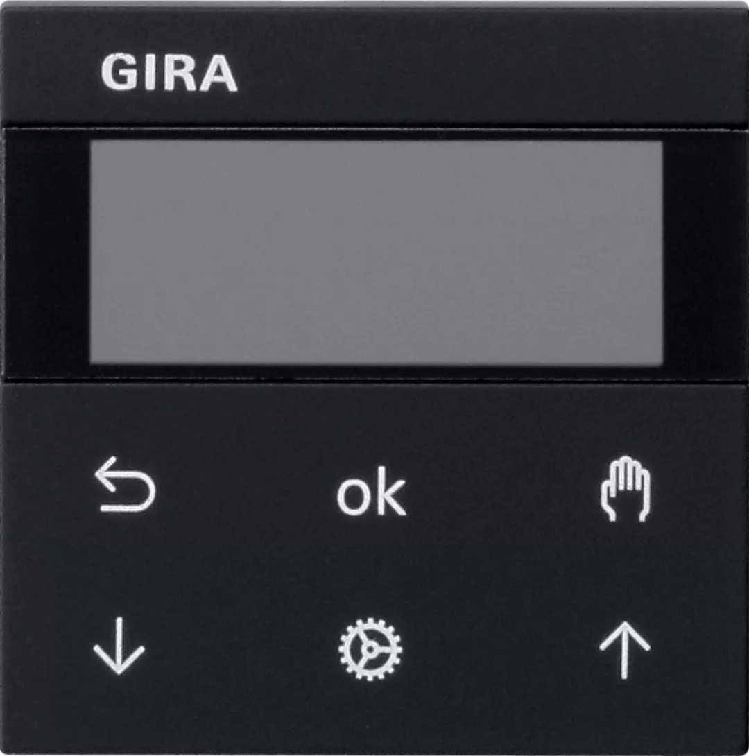 Gira Jalousie u.Schaltuhr sw S3000 Display 5366005 günstig online kaufen