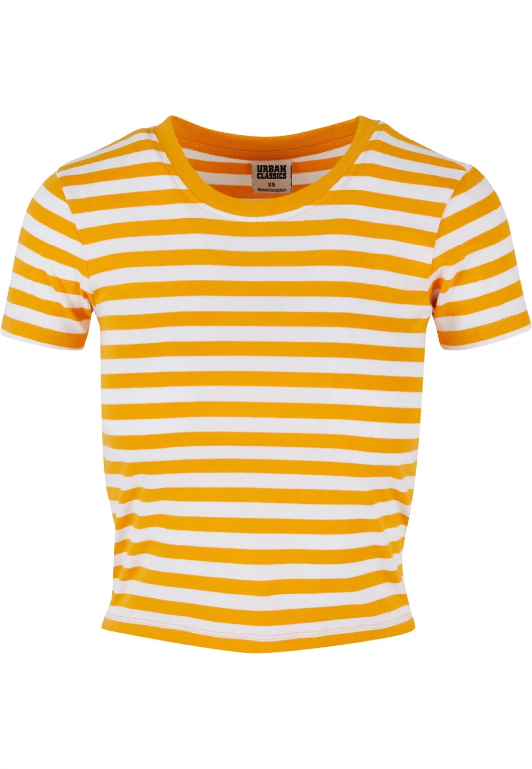 URBAN CLASSICS T-Shirt "Urban Classics Damen Ladies Short Striped Tee", (1 günstig online kaufen