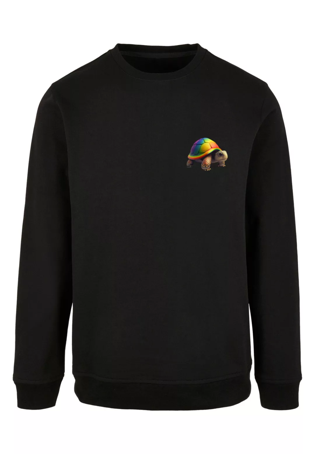 F4NT4STIC Kapuzenpullover "Rainbow Turtle CREWNECK", Print günstig online kaufen