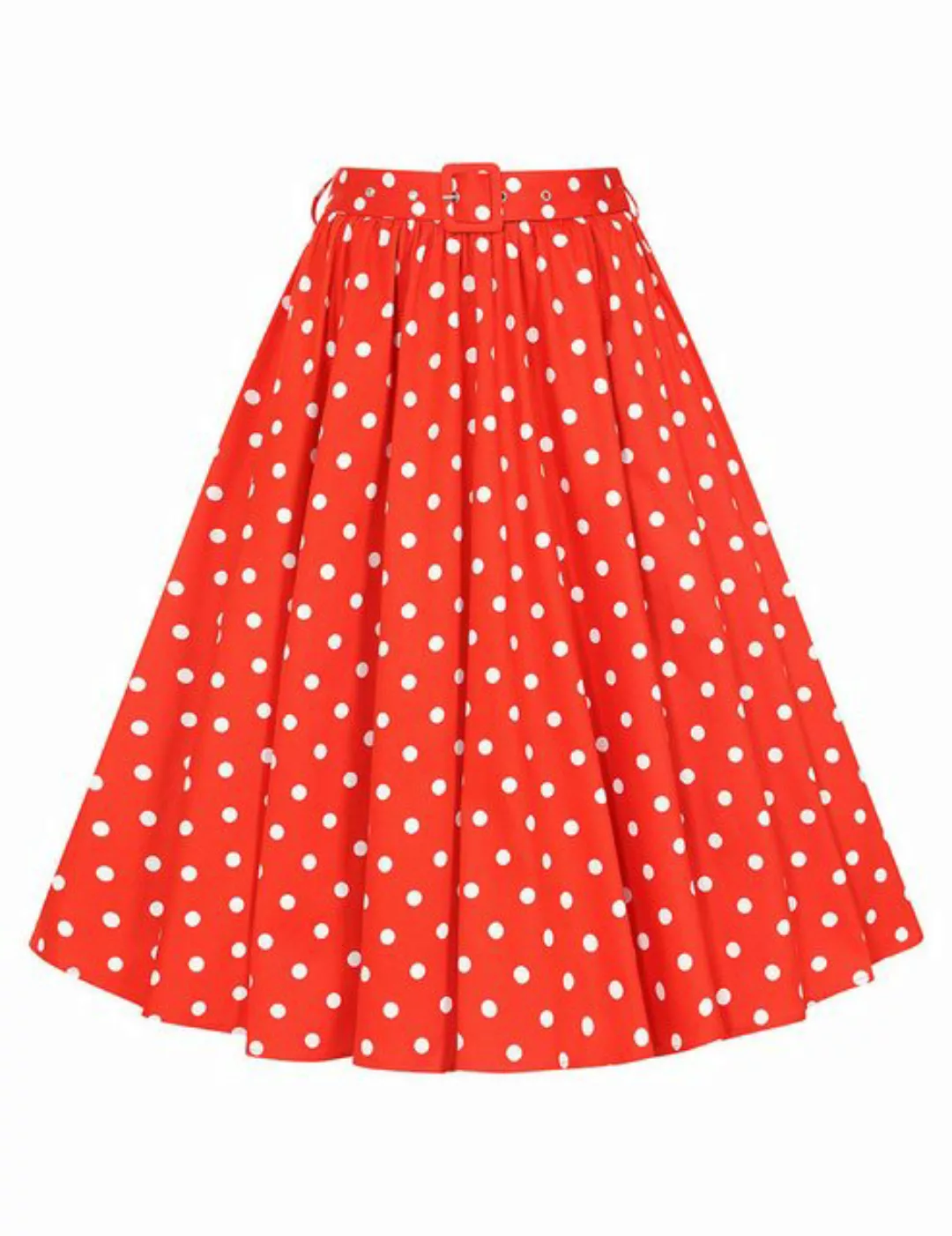 Hearts & Roses London A-Linien-Rock Paula 50er Polka Dot Rockabilly Retro V günstig online kaufen