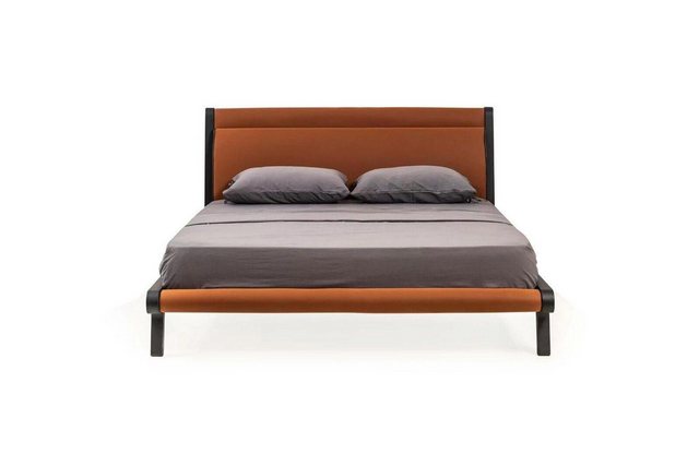 JVmoebel Bett Doppelbett Bett Bettrahmen Orange Schlafzimmerbett Schlafzimm günstig online kaufen