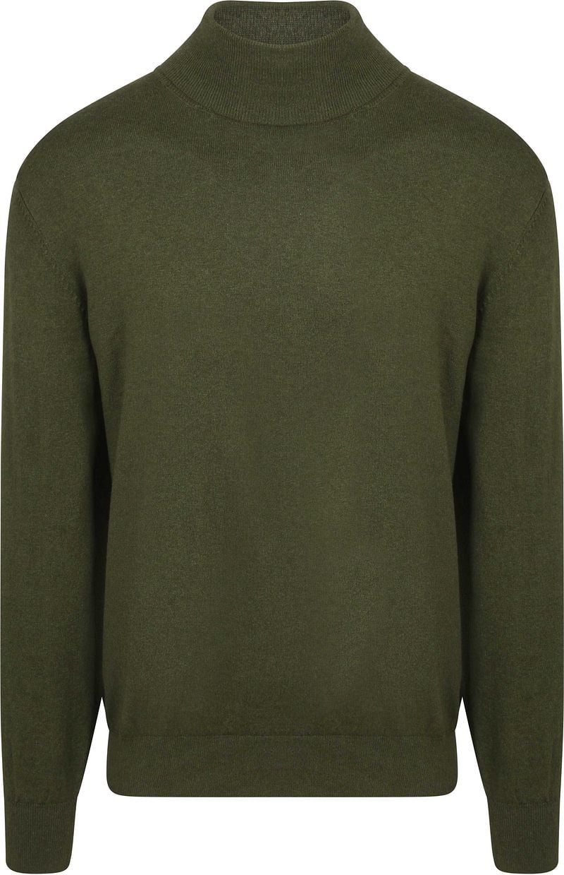 Steppin' Out Rollkragenpullover Cashmere Olivgrün - Größe XXL günstig online kaufen