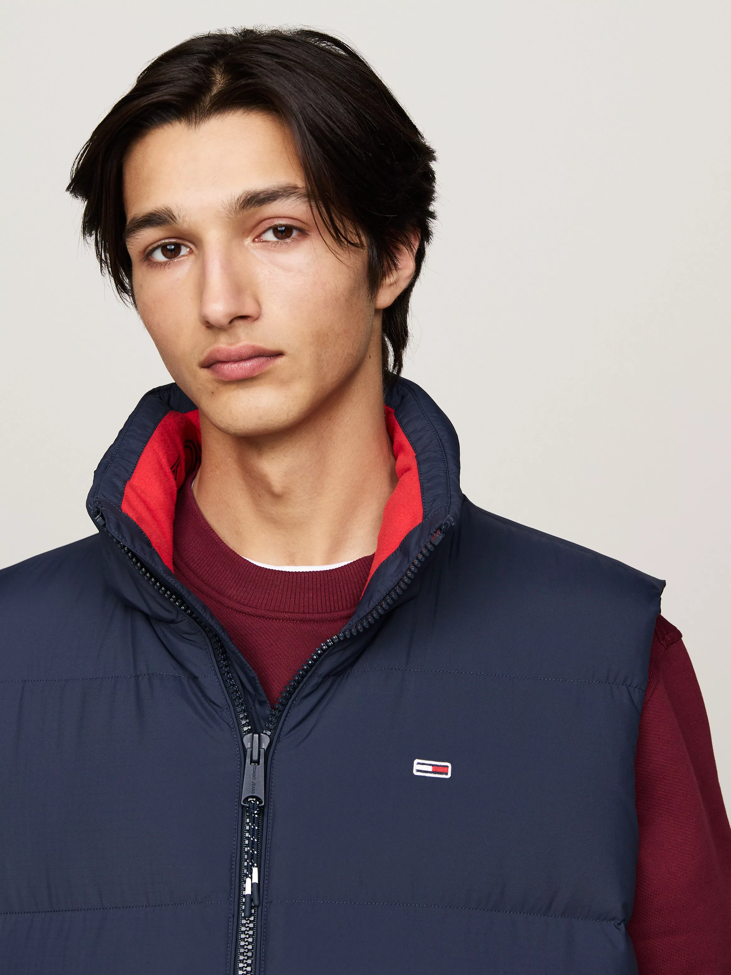 Tommy Jeans Steppweste TJM ESSENTIAL DOWN VEST EXT abnehmbare Kapuze mit Ko günstig online kaufen