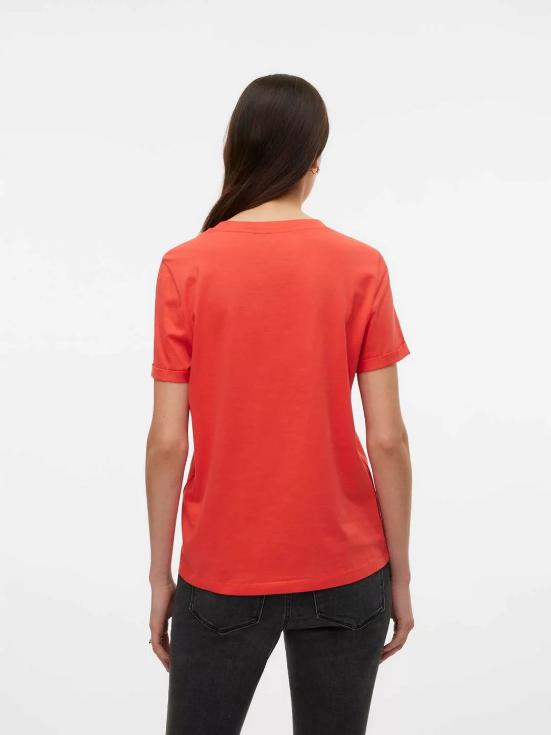 Vero Moda Kurzarmshirt "VMPAULA S/S T-SHIRT NOOS" günstig online kaufen