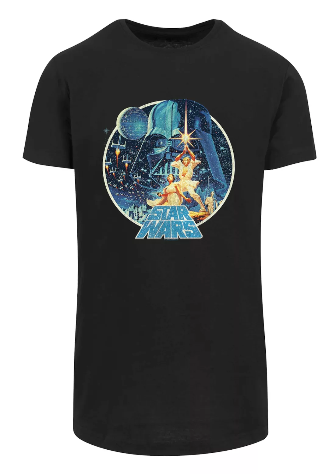 F4NT4STIC Kurzarmshirt "F4NT4STIC Herren Star Wars Vintage Victory with Sha günstig online kaufen