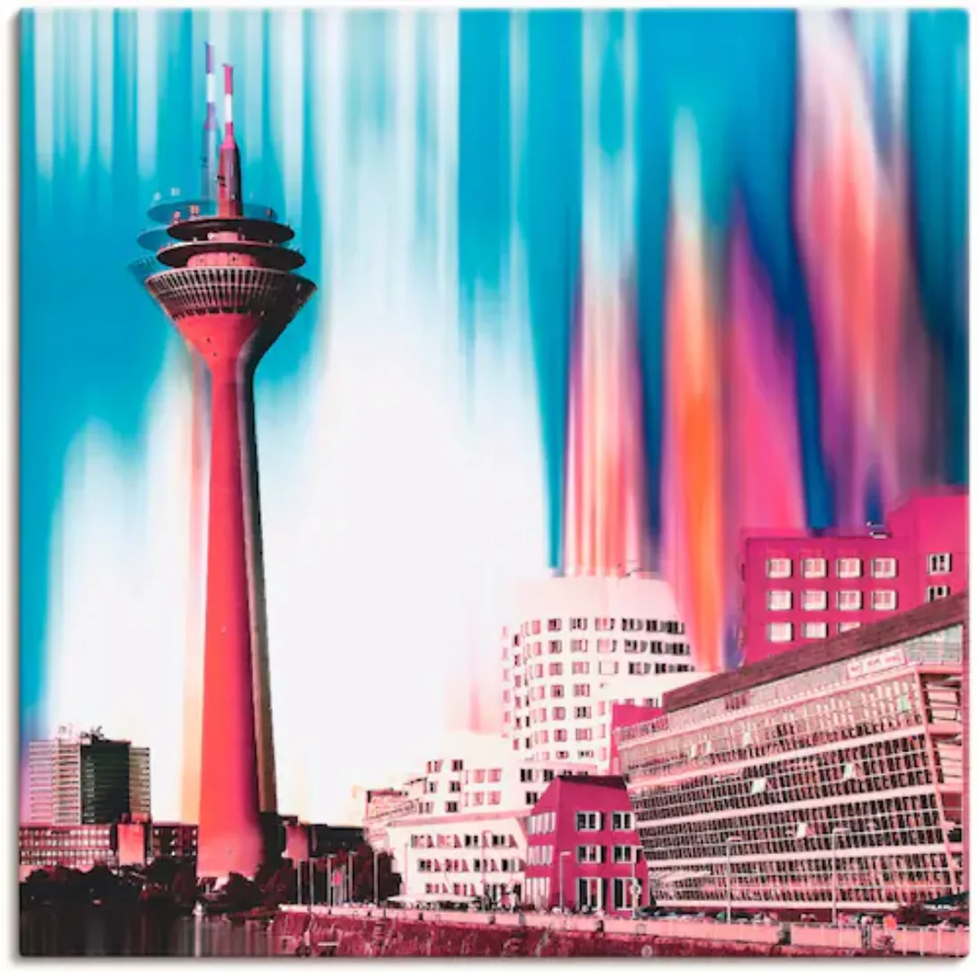 Artland Leinwandbild "Düsseldorf Skyline Collage I", Deutschland, (1 St.), günstig online kaufen
