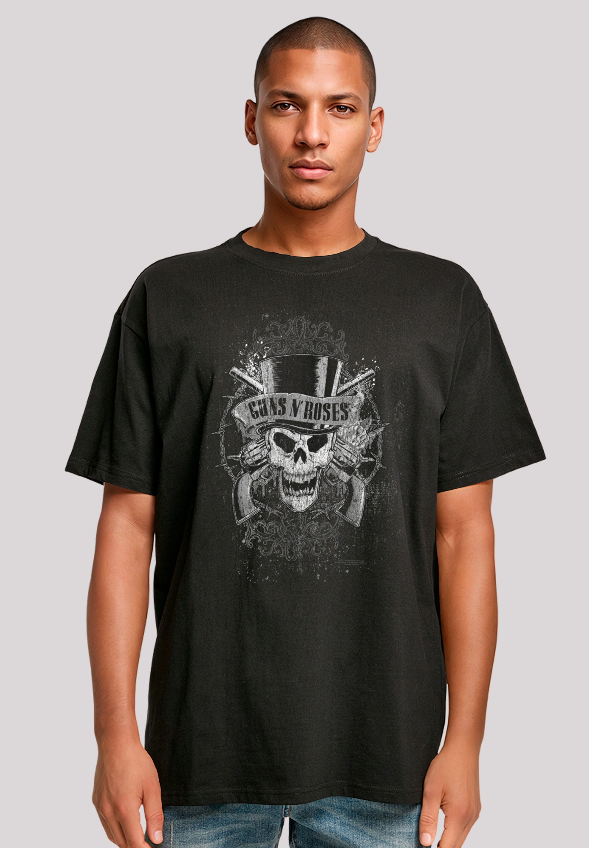 F4NT4STIC T-Shirt "Guns N Roses Skull and Pistols", Premium Qualität günstig online kaufen