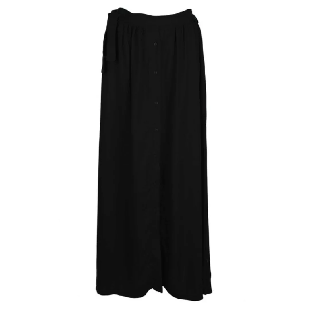 Tencel Rock Lang - Skirt Dani Corbon Grey Tencel günstig online kaufen