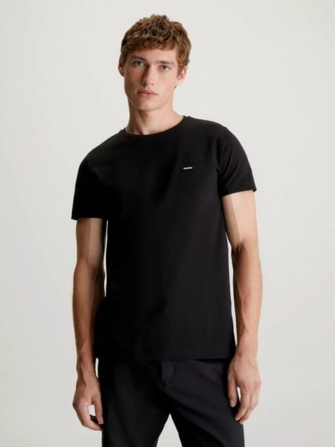 Calvin Klein T-Shirt STRETCH SLIM FIT T-SHIRT günstig online kaufen