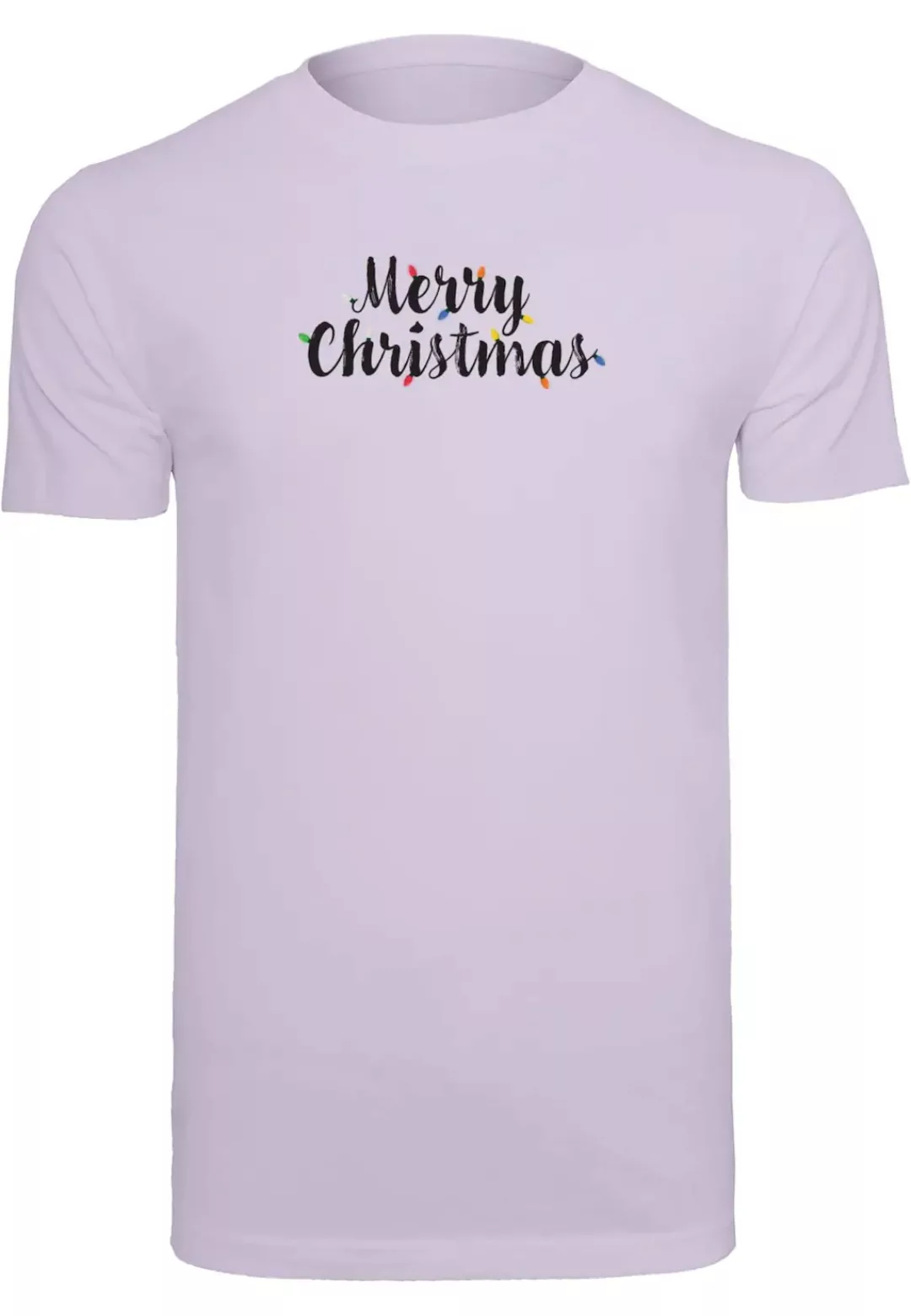 Merchcode T-Shirt "Merchcode Herren Merry Christmas Lights T-Shirt Round Ne günstig online kaufen