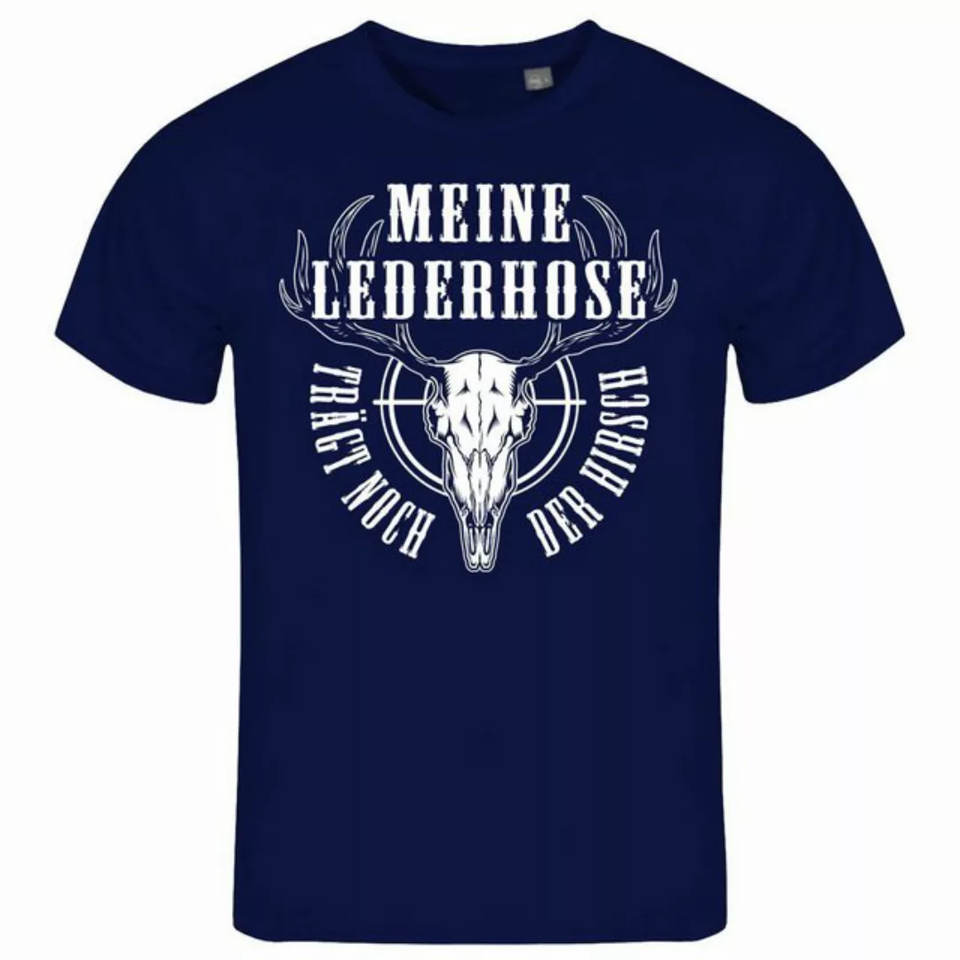 deinshirt Print-Shirt Herren T-Shirt Meine Lederhose trägt noch der Hirsch günstig online kaufen