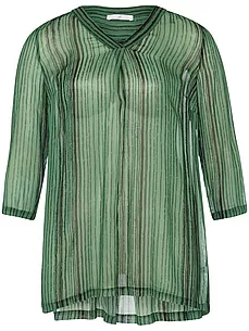 Long-Bluse V-Ausschnitt Emilia Lay grün günstig online kaufen