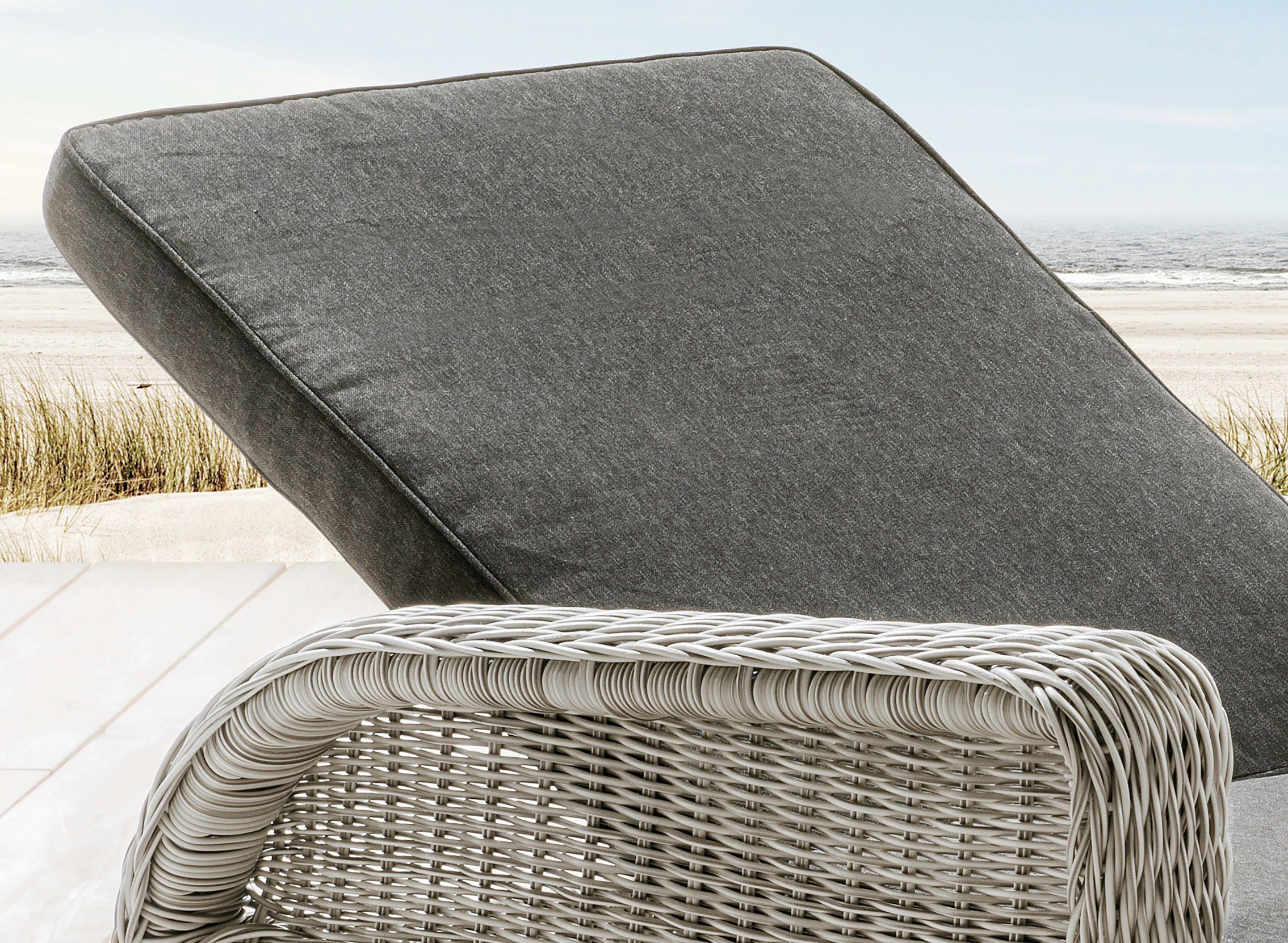 Destiny Gartenliege CASA, Aluminium, Polyrattan, m. günstig online kaufen