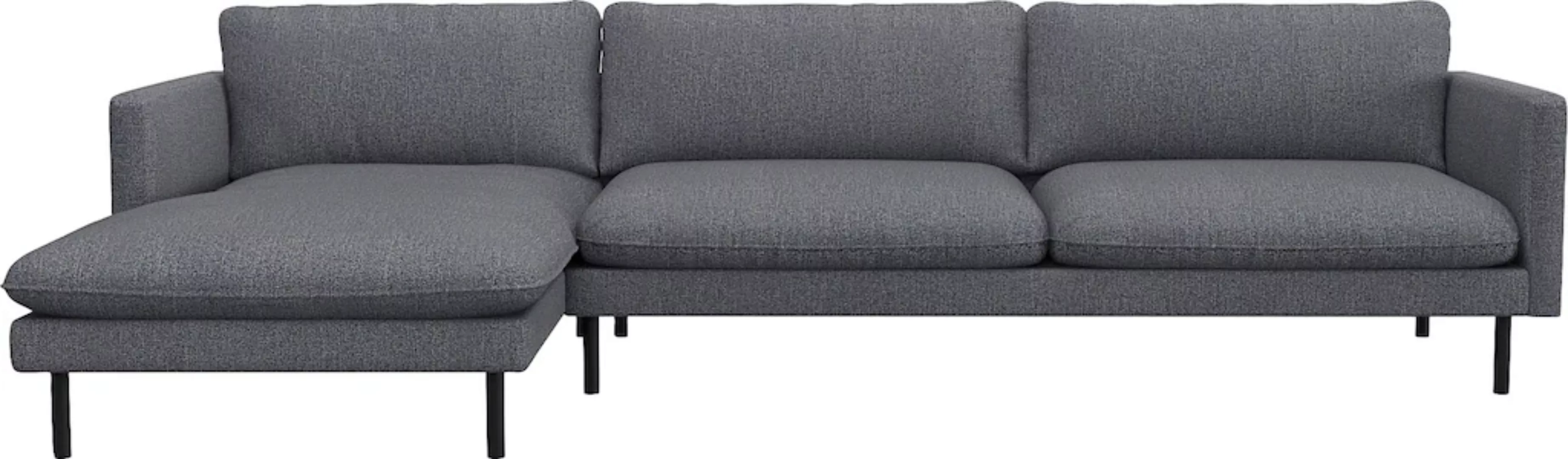 FLEXLUX Ecksofa "Bolzano, elegant und bequem, L-Form", Sitzaufbau mit Kalts günstig online kaufen