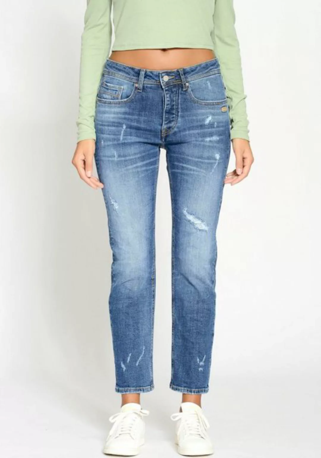 GANG Boyfriend-Jeans 94NICA CROPPED mit geraden und verkürzten Beinverlauf günstig online kaufen