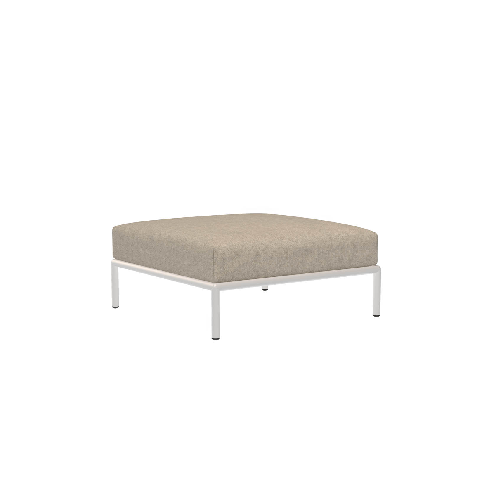 LEVEL2 Outdoor Ottoman Lounge-Modul 3 Papyrus Weiß günstig online kaufen