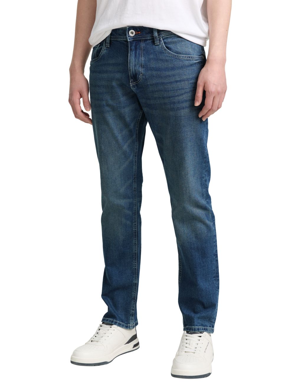 Tom Tailor Herren Jeans MARVIN STRAIGHT - Mid Waist - Straight Fit - Blau S günstig online kaufen