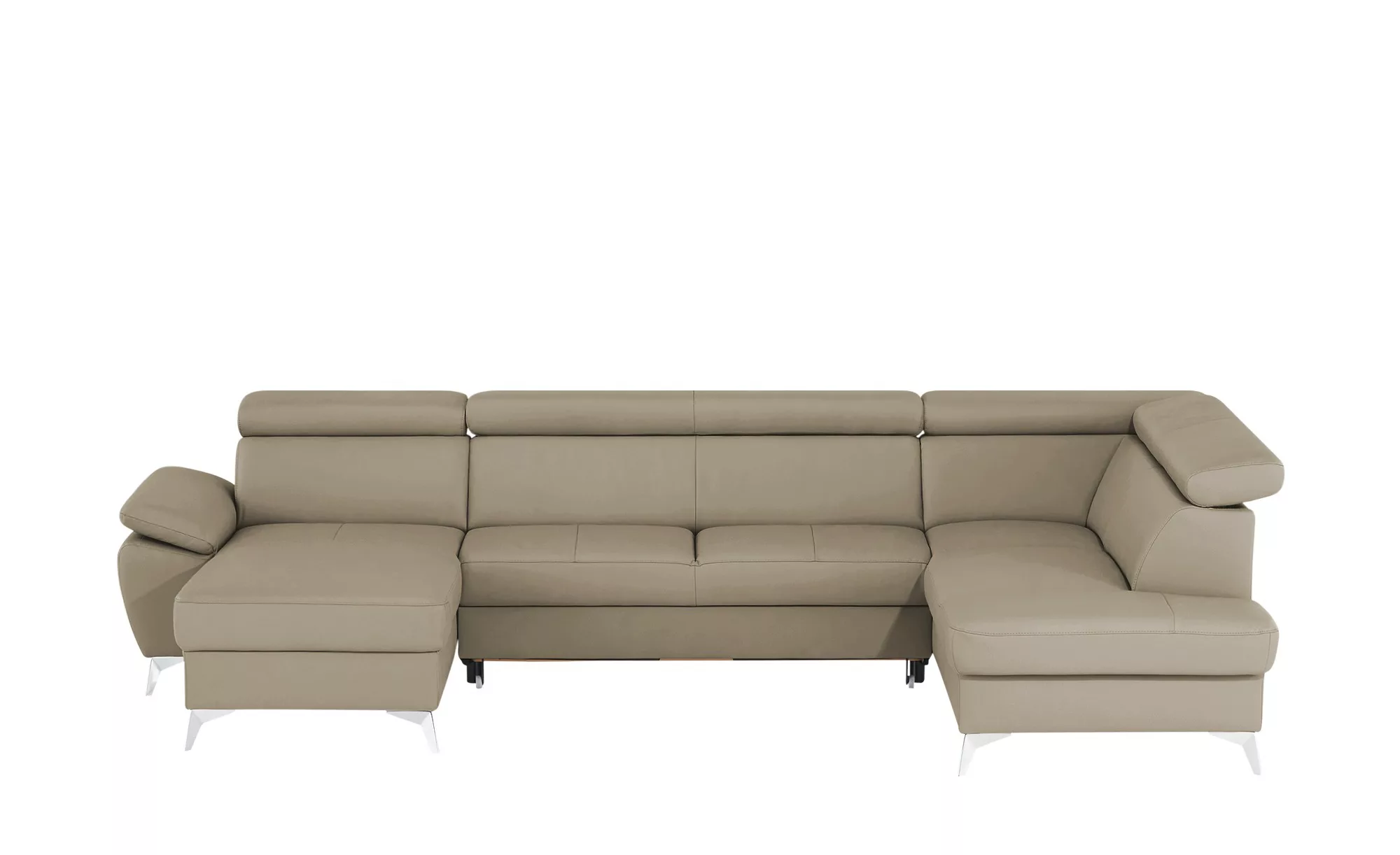 uno Wohnlandschaft  Apollo - grau - Polstermöbel > Sofas > Ledersofas - Möb günstig online kaufen