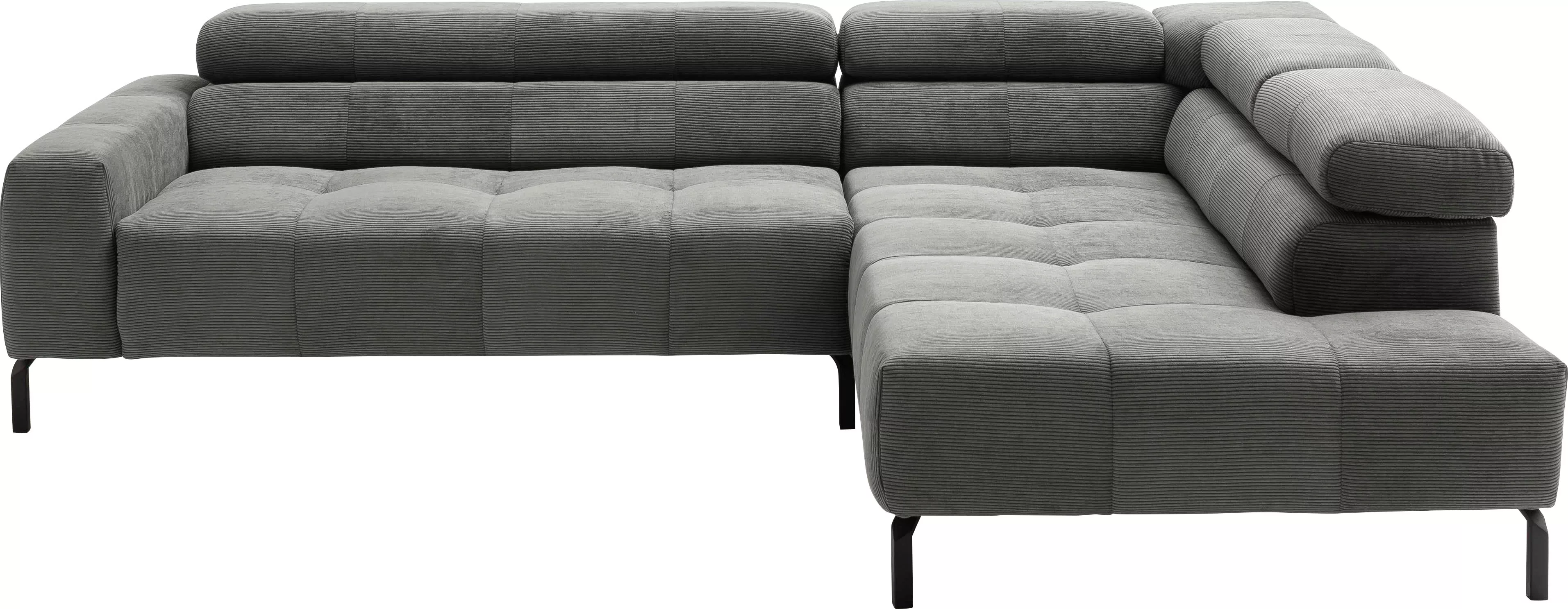 Places of Style Ecksofa »Cleveland, L-Form, incl. Kopfteilverstellung, Brei günstig online kaufen