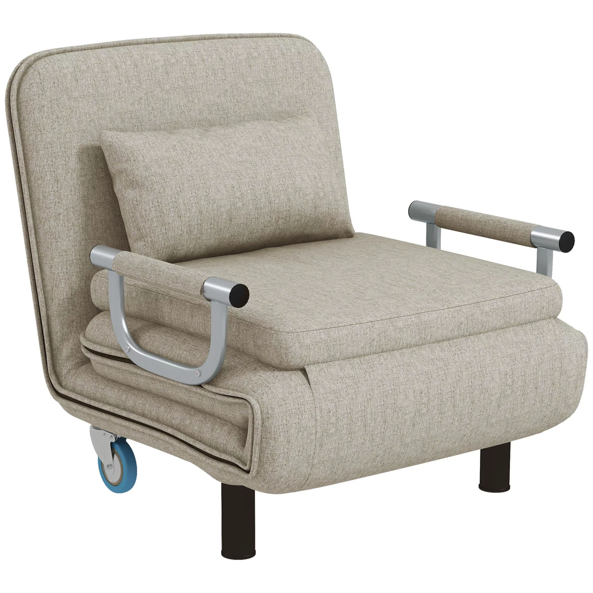 HOMCOM 3 in 1 Schlafsessel, Schlafsofa mit Bettfunktion, Klappsessel mit 3- günstig online kaufen