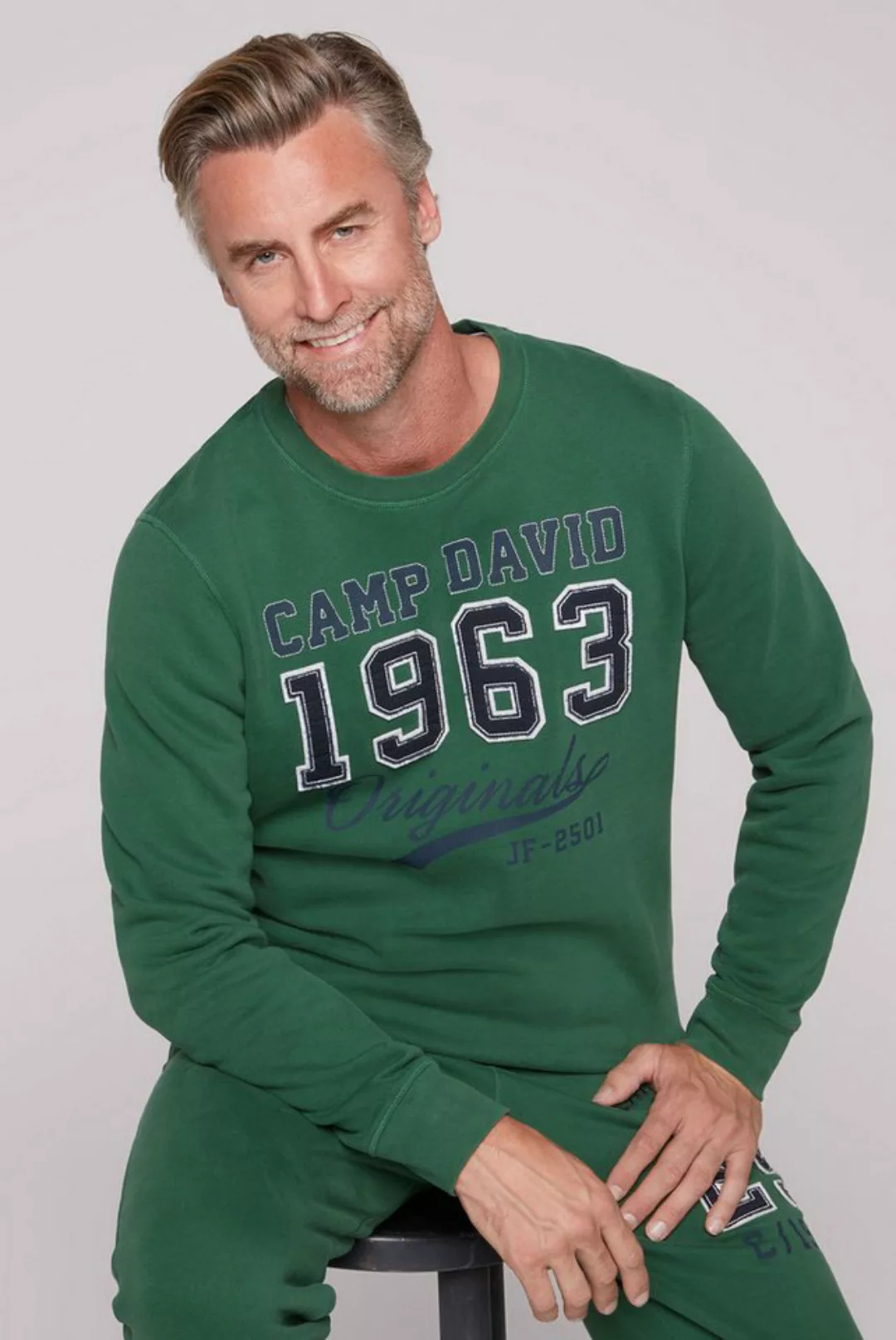 CAMP DAVID Sweater mit weicher Innenseite günstig online kaufen