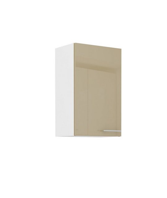 Küchen-Preisbombe Hängeschrank 45 cm Küche Lara Cappuccino Hochglanz Küchen günstig online kaufen