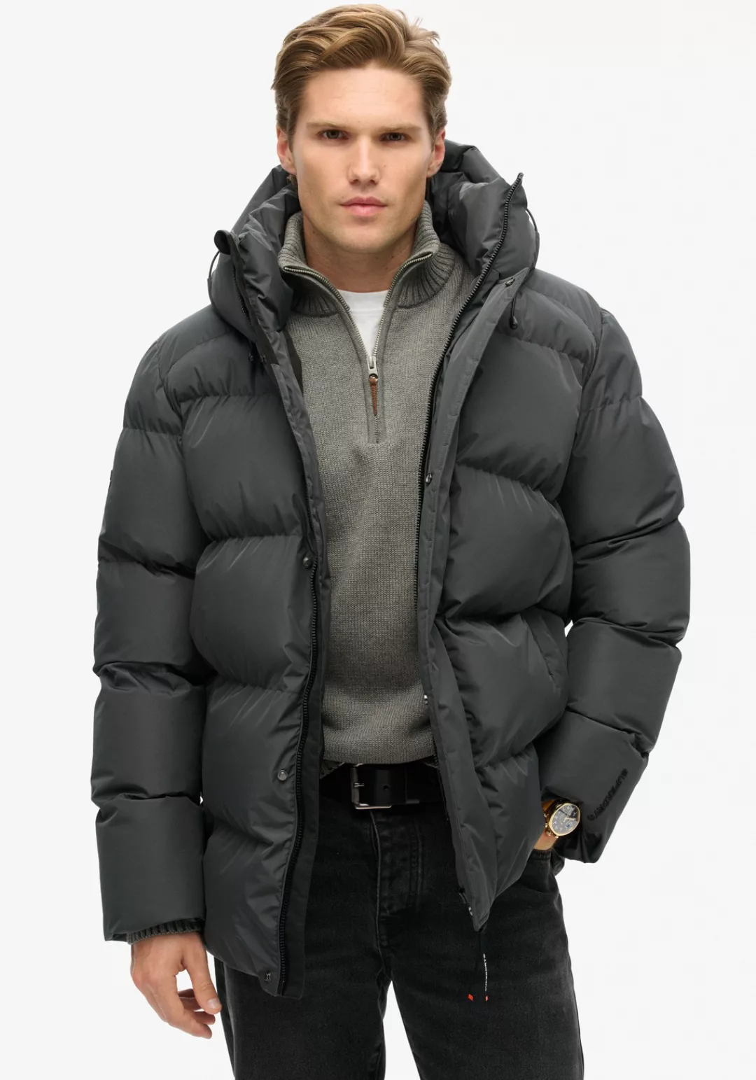 Superdry Steppjacke HOODED 5 BAFFLE SPORTS PUFFER günstig online kaufen