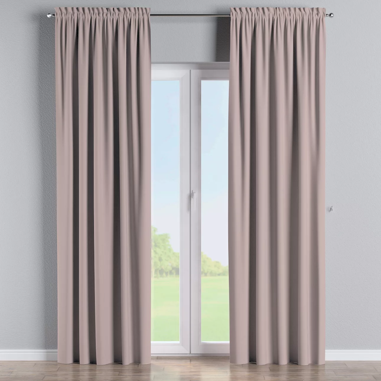 Vorhang mit Tunnel und Köpfchen, Kaschmir Beige, Dimout 300 cm (269-54) günstig online kaufen