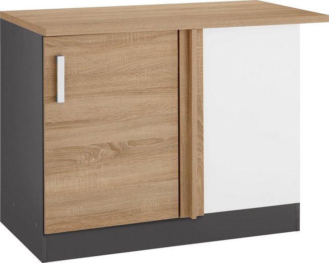 KOCHSTATION Eckunterschrank "KS-Gera", Stellbreite 110 cm günstig online kaufen