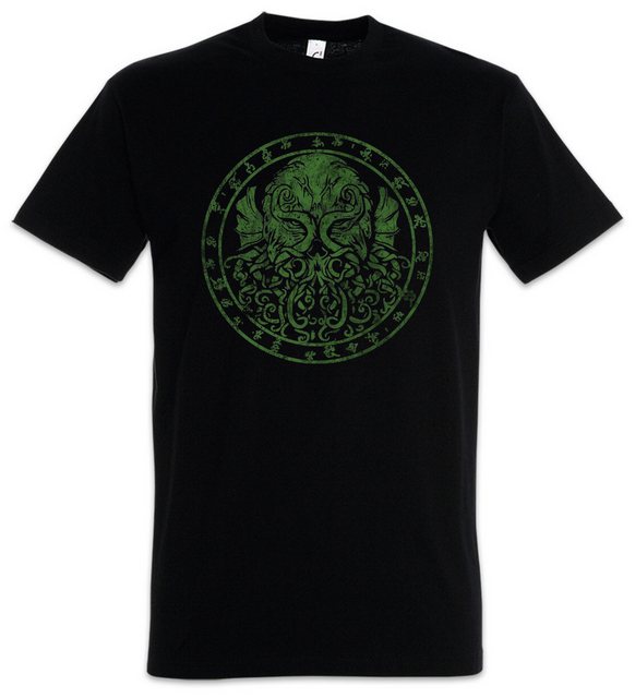 Urban Backwoods Print-Shirt Cthulhu Runes Herren T-Shirt Horror Arkham H. P günstig online kaufen