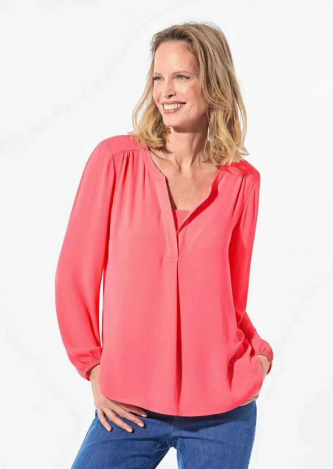 GOLDNER Tunika Bluse mit Tunika Ausschnitt günstig online kaufen