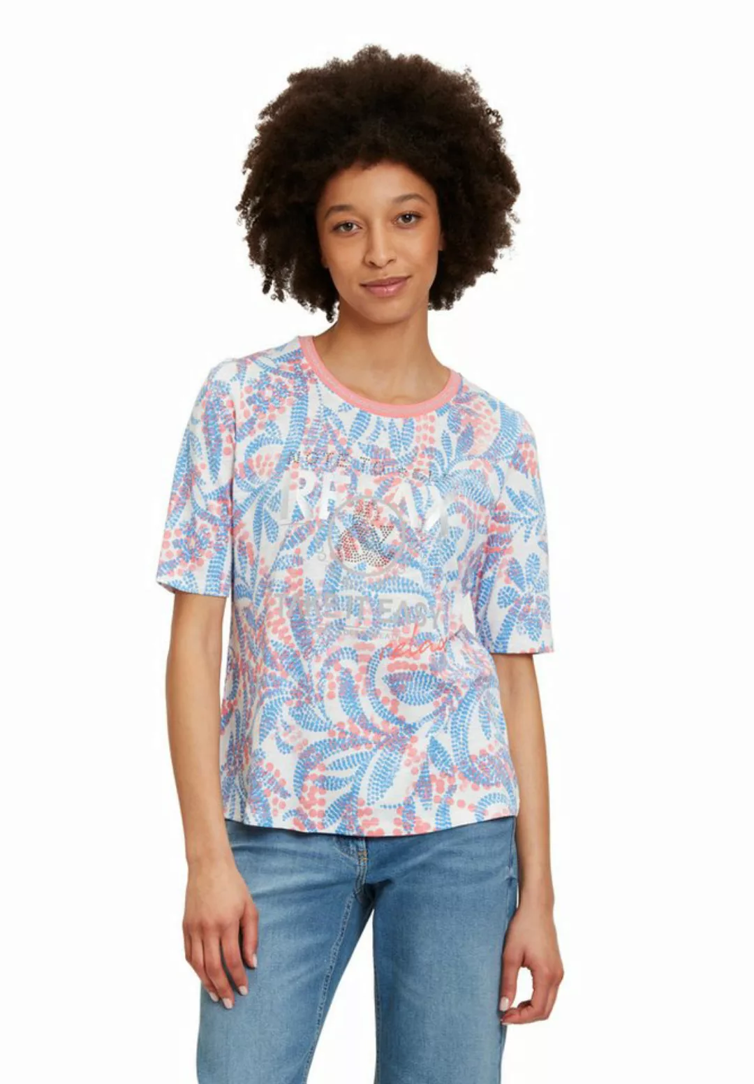 Betty Barclay Kurzarmshirt Betty Barclay Basic Shirt mit Placement (1-tlg) günstig online kaufen