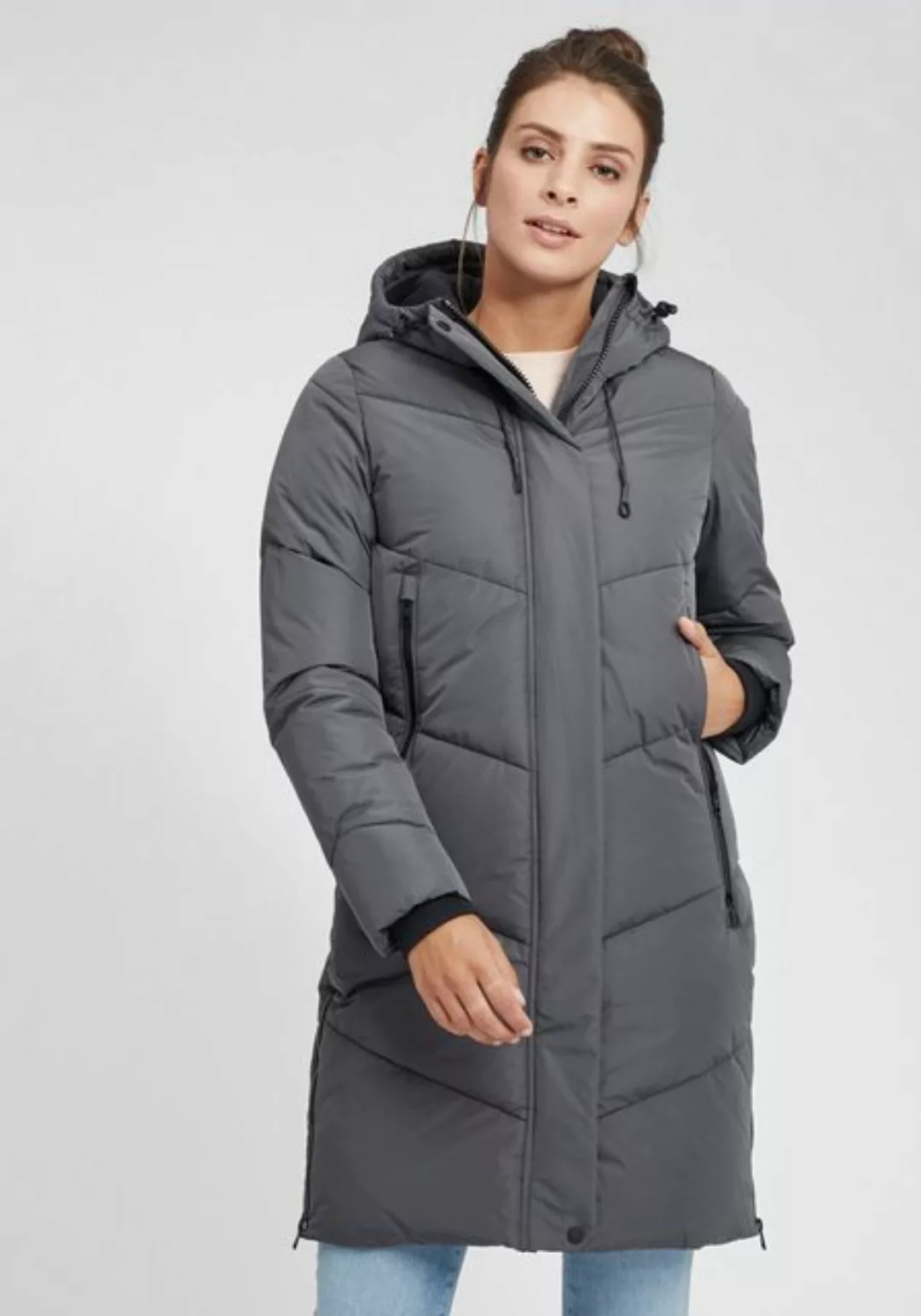 OXMO Steppmantel OXJuna Steppjacke Parka mit Kapuze und praktischen Taschen günstig online kaufen